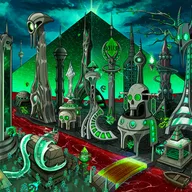 Shining pyramids